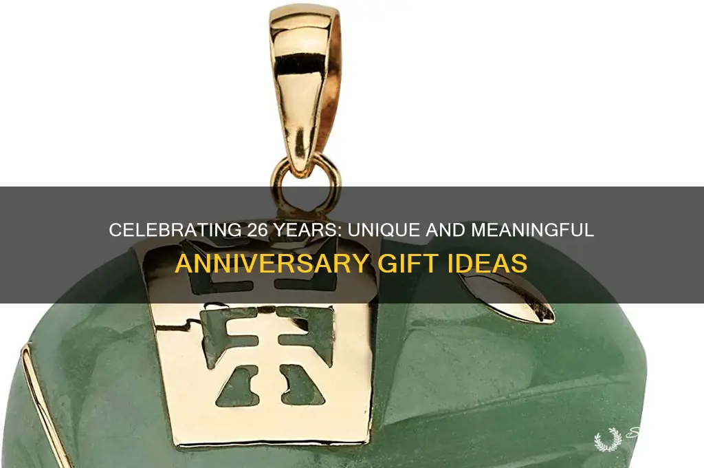 what do you give for 26th wedding anniversary