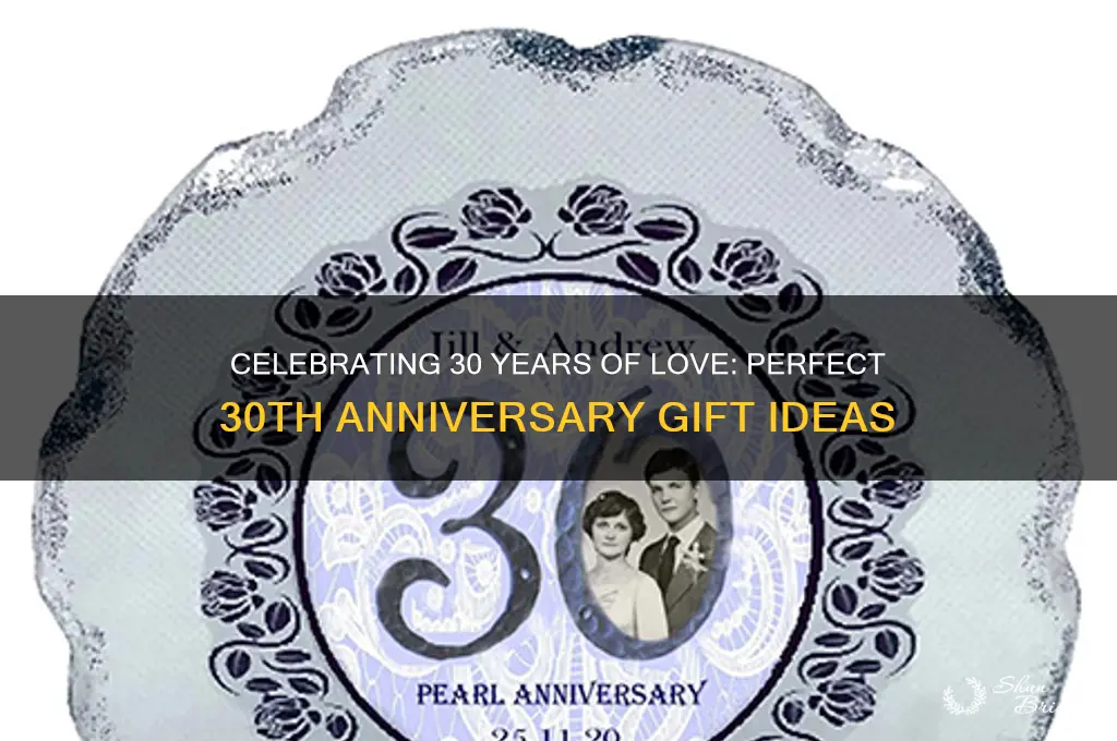 what do you give for 30 year wedding anniversary