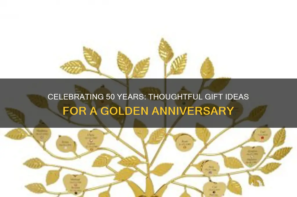 what do you give for a fiftieth wedding anniversary
