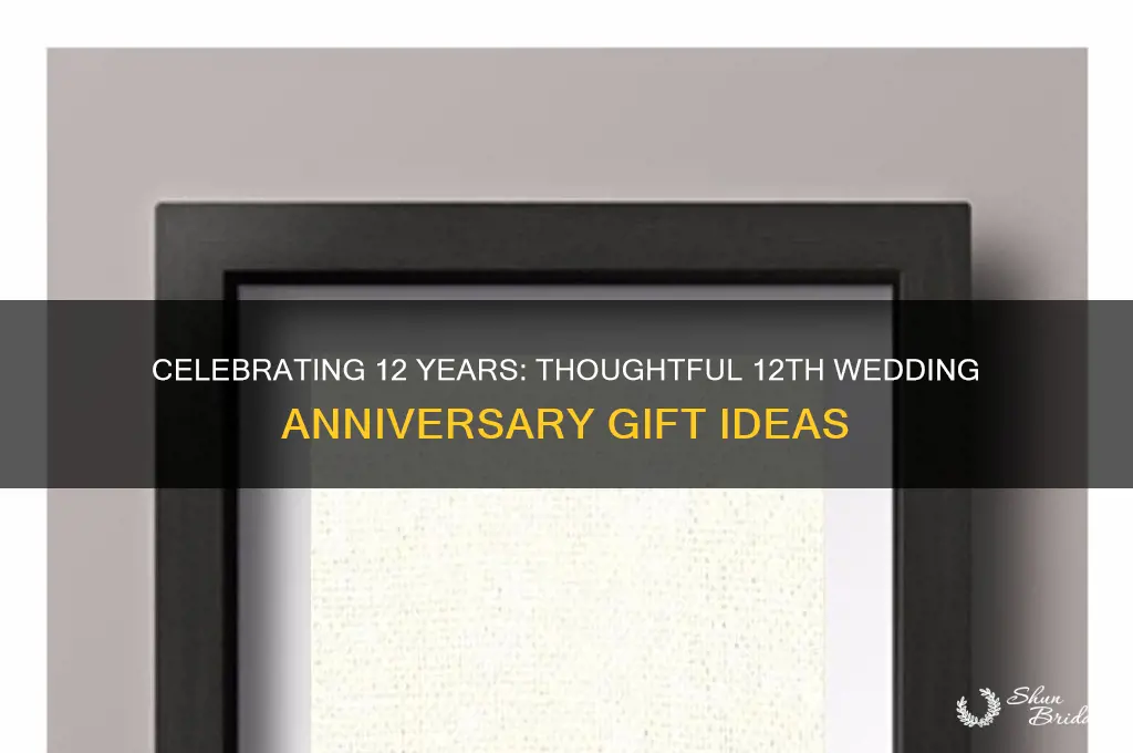 what do you give for the 12th wedding anniversary
