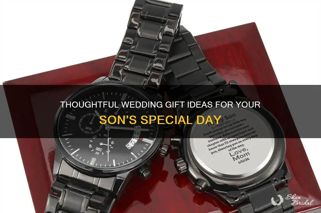 what do you give your son as a wedding gift