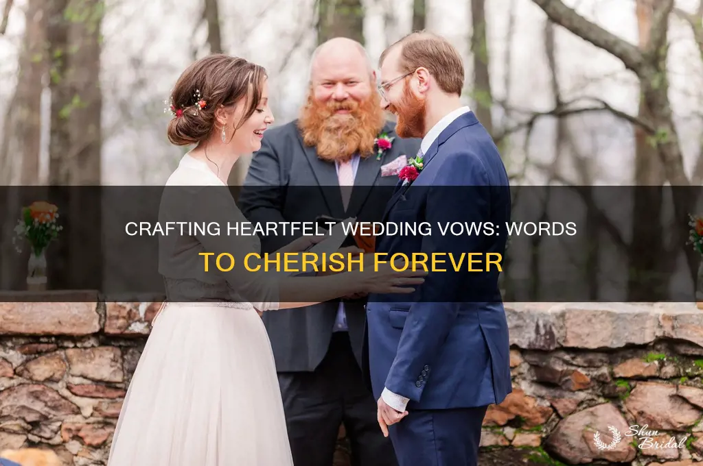 what do you have to say in wedding vows