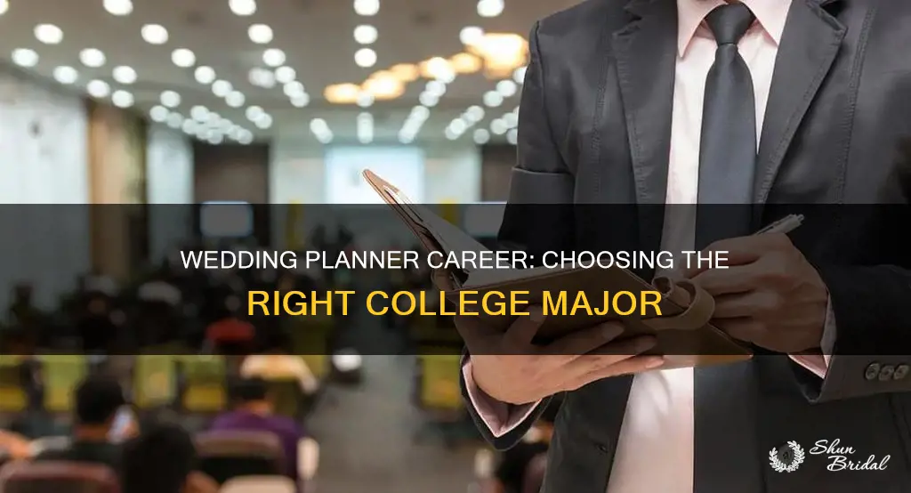 what do you major in to be a wedding planner