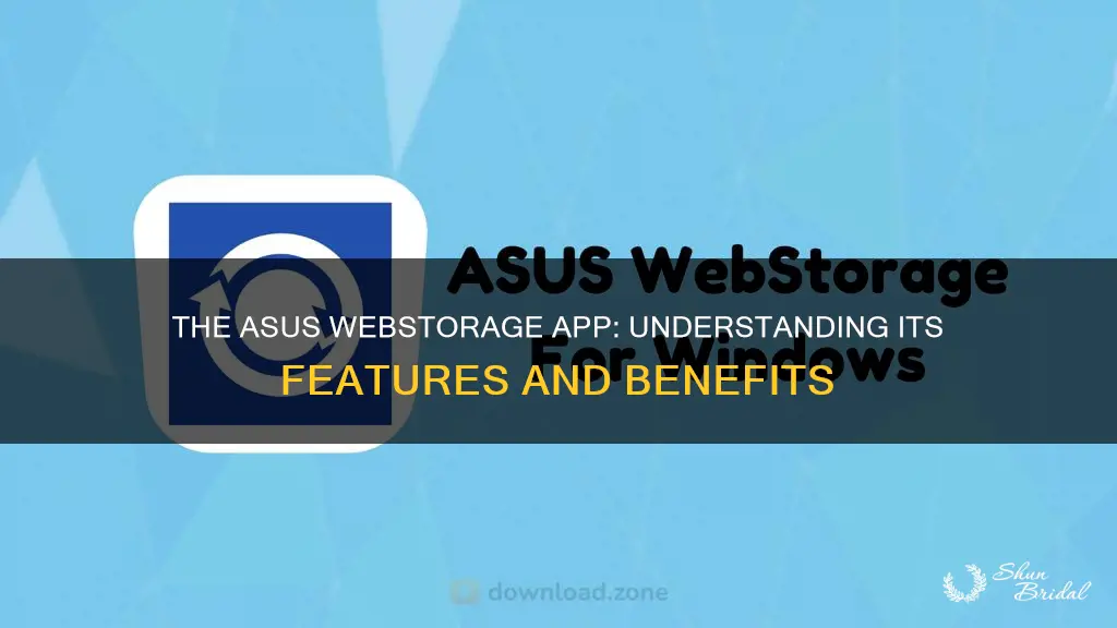 what do you mean by asus wed storege app