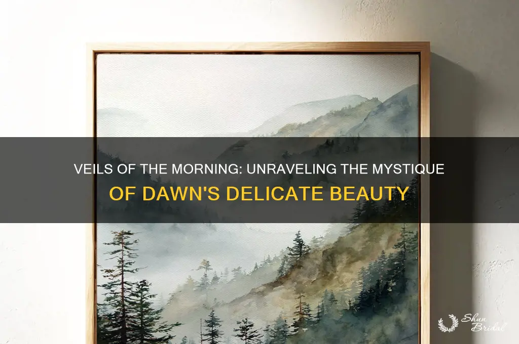 what do you mean by veils of the morning