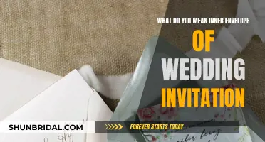 Understanding the Inner Envelope of Wedding Invitations