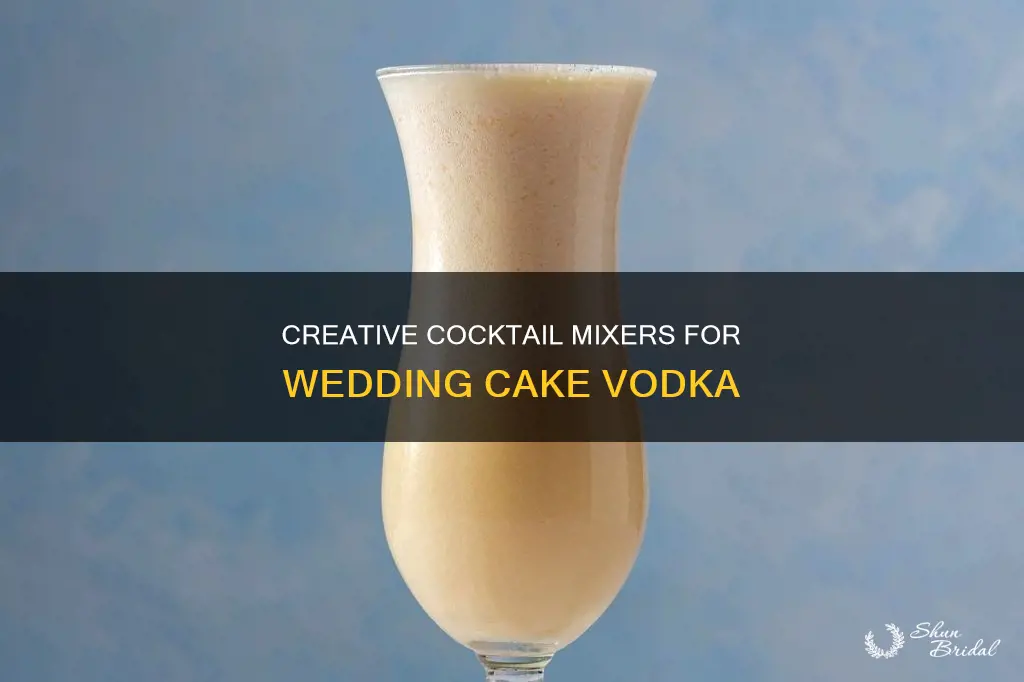 what do you mix with wedding cake vodka