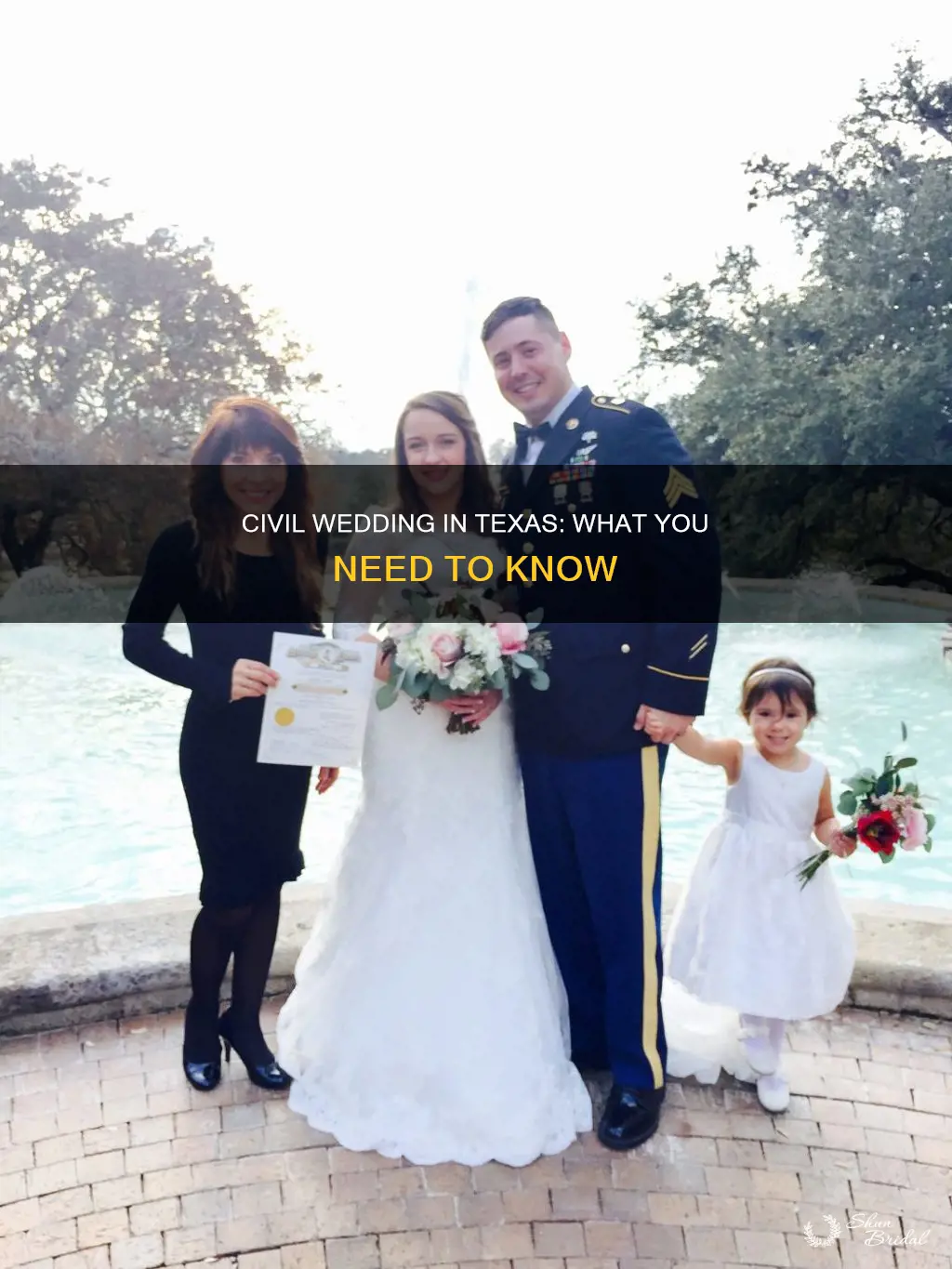 what do you need for a civil wedding in Texas