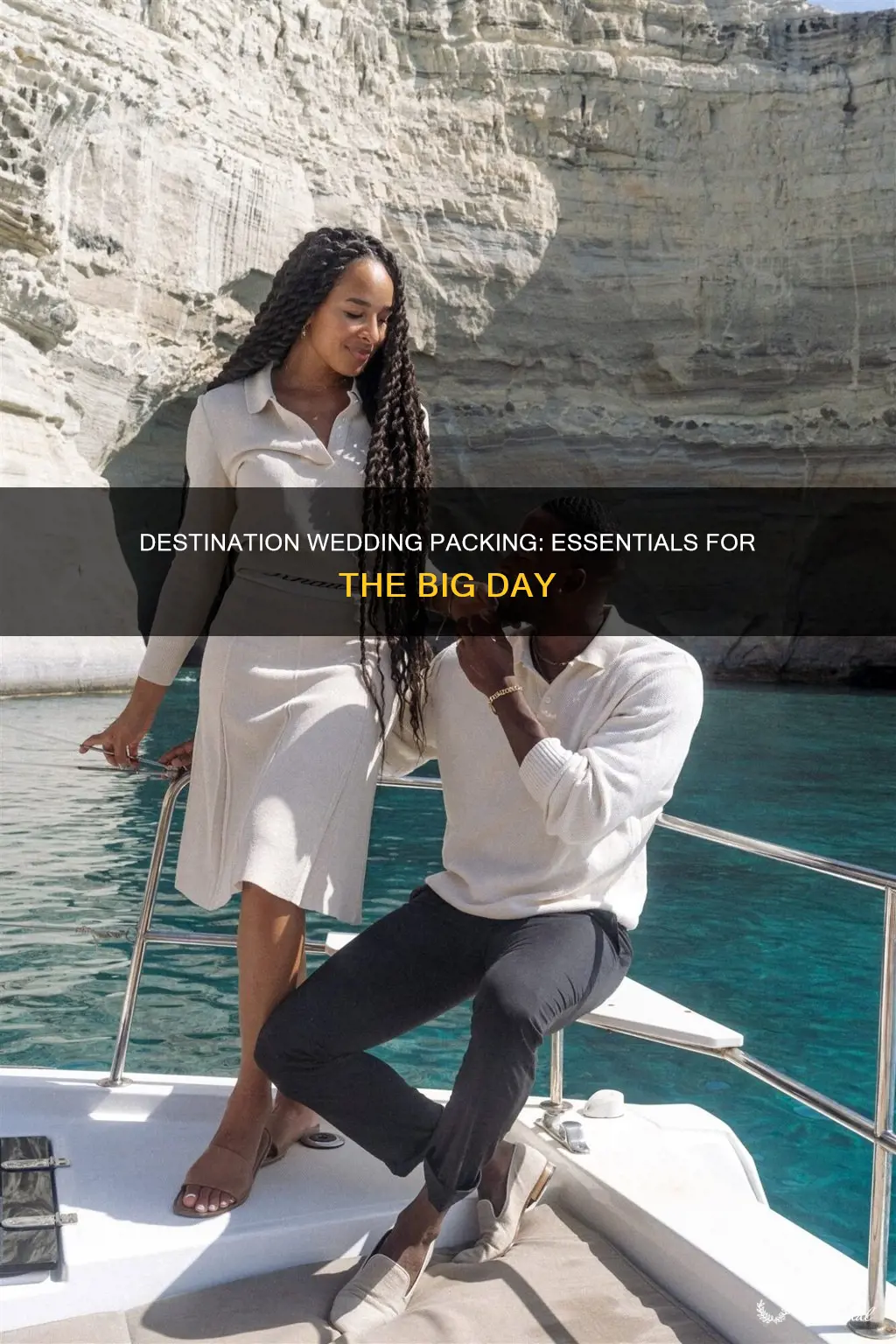 what do you need for a destination wedding