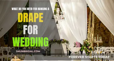 Drape Hanging for Weddings: Essential Supplies and Steps