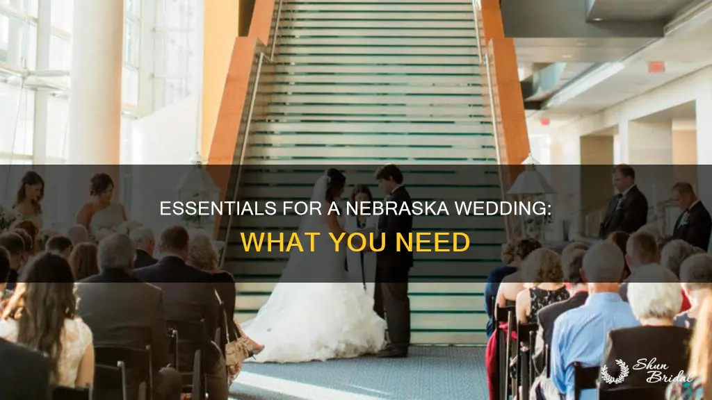 what do you need in mebraska to conduct a wedding
