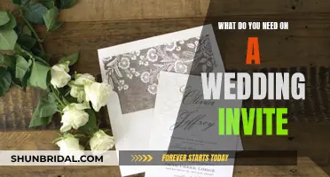 The Essentials of a Wedding Invite