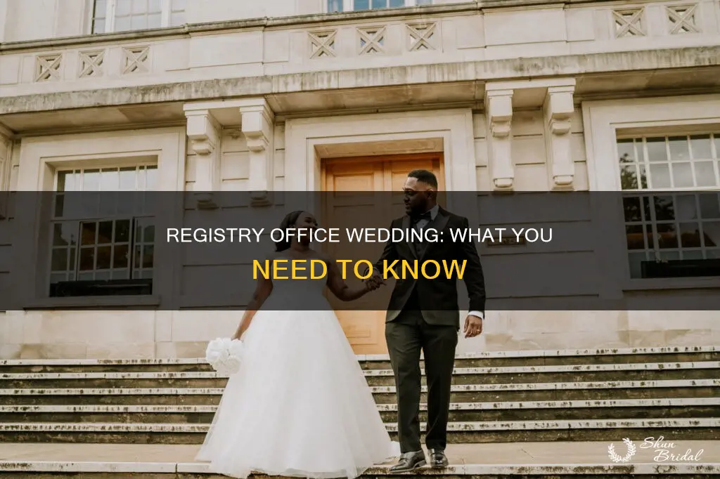 what do you need to book a registry office wedding