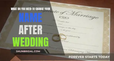 Name Change After Wedding: What You Need to Know