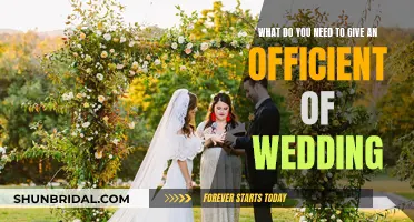 Gifts for the Wedding Officiant: A Guide