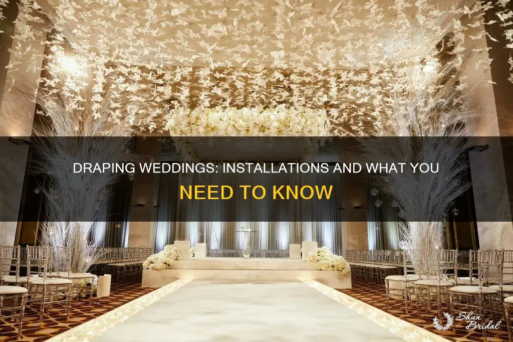 what do you need to install draping wedding