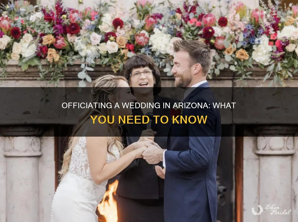 what do you need to officiate a wedding in Arizona