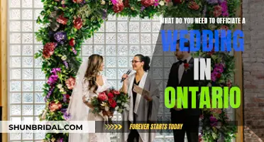 How to Officiate a Wedding in Ontario