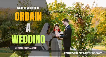A Guide to Ordaining a Wedding: Requirements and Steps