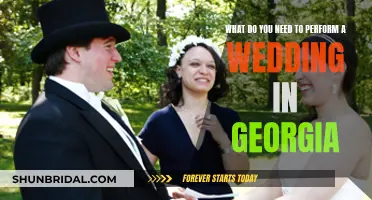 Requirements for Officiating a Wedding in Georgia