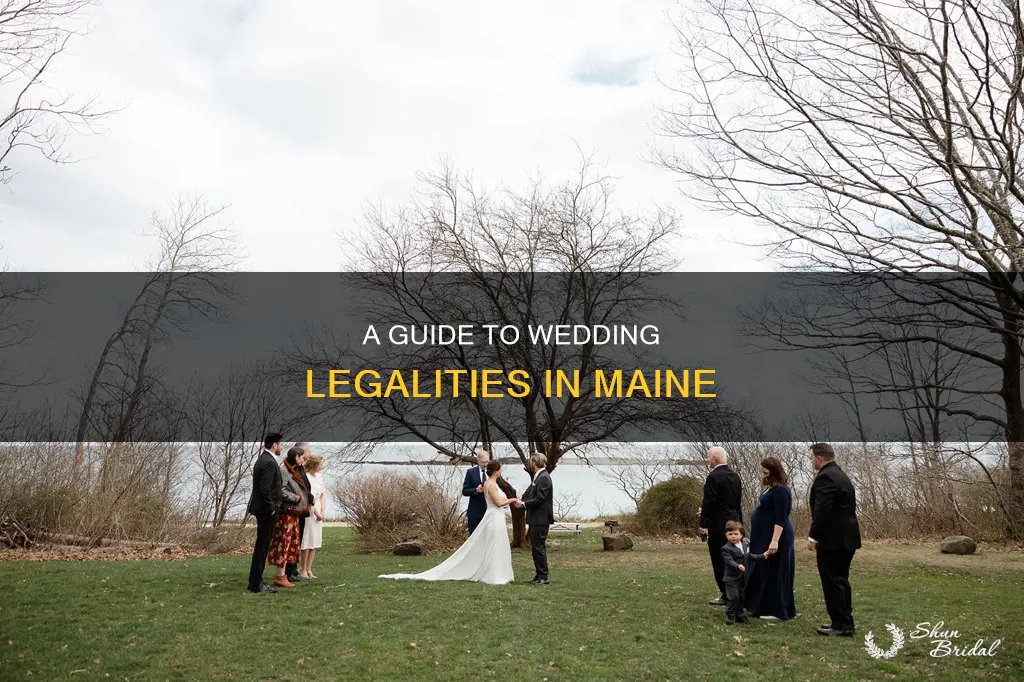 what do you need to perform a wedding in Maine