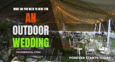 Renting for Outdoor Weddings: Essentials for a Magical Day