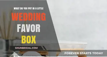 Creative Ideas for Your Wedding Favor Box
