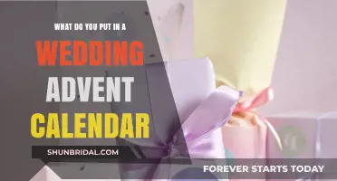 Advent Calendar Ideas for Your Wedding