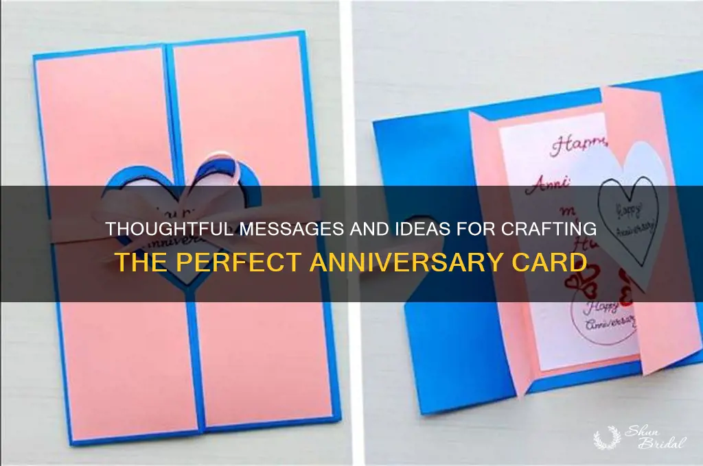 what do you put in a wedding anniversary card