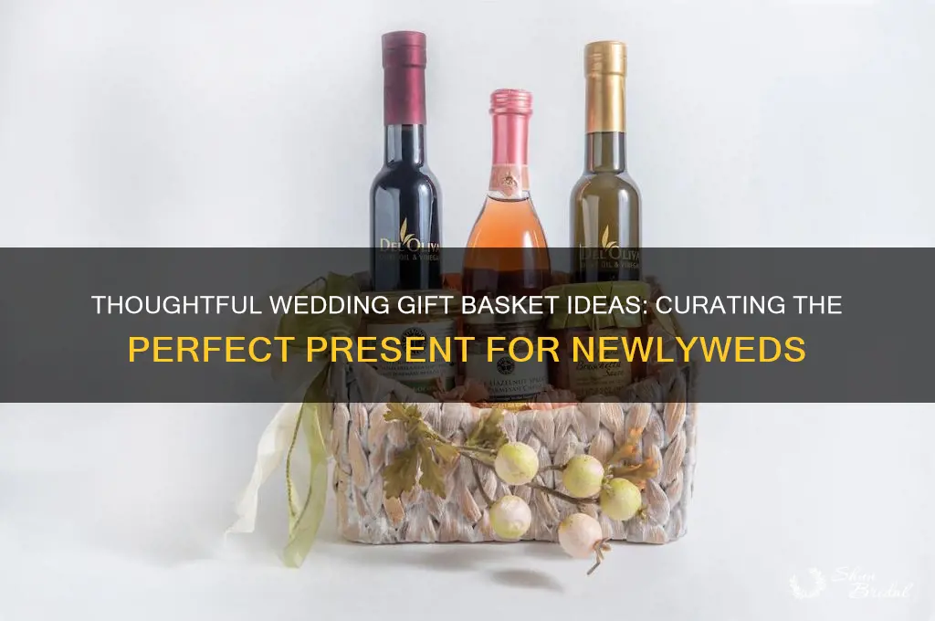 what do you put in a wedding gift basket