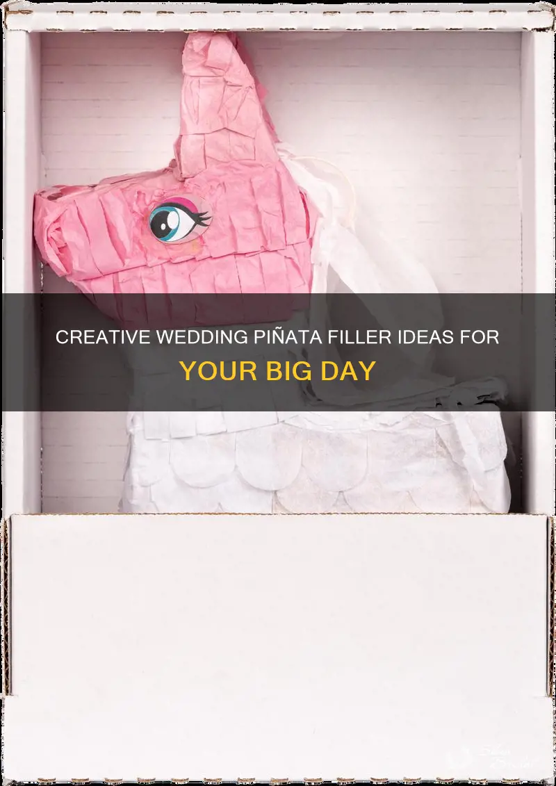 what do you put in a wedding pinata