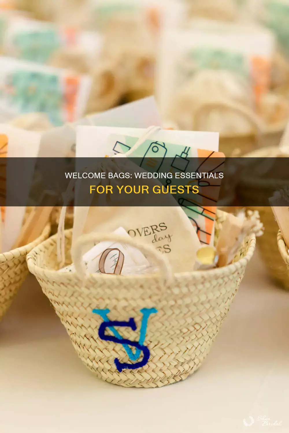 what do you put in a welcome bag for weddings