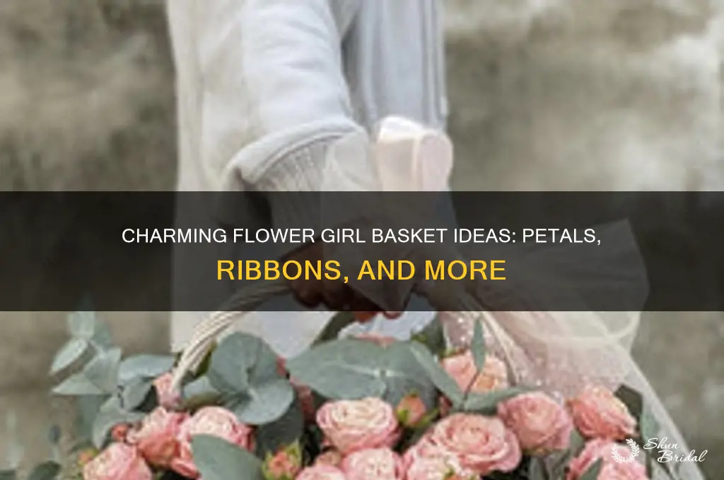 what do you put in flower girl baskets