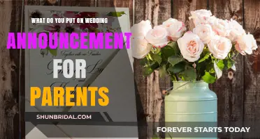 Announcing Your Wedding: Honoring Parents