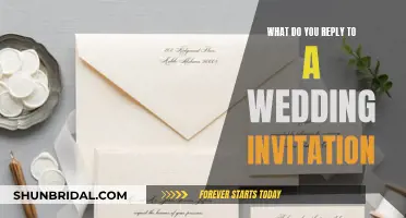 Responding to a Wedding Invitation: Gracious and Thoughtful Replies