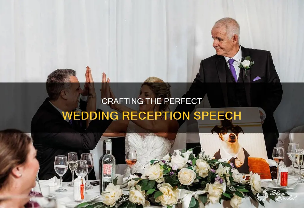 what do you say at a wedding reception