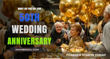 Golden Love: Heartfelt Words for a 50th Wedding Anniversary Celebration