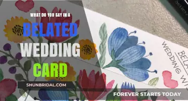 Heartfelt Words for a Belated Wedding Card: Celebrating Love Late but Sincerely