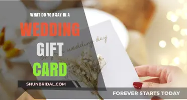 Perfect Wedding Gift Card Messages: Heartfelt Words for the Happy Couple