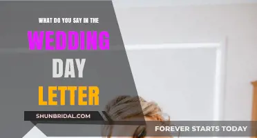 Heartfelt Words: Crafting the Perfect Wedding Day Letter for Your Partner