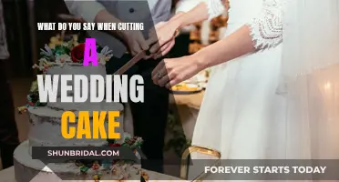 Cutting the Cake: A Few Sweet Words for the Couple