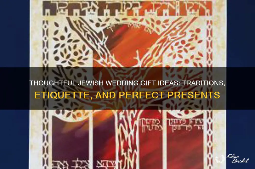 what do you send a jew for a wedding gift