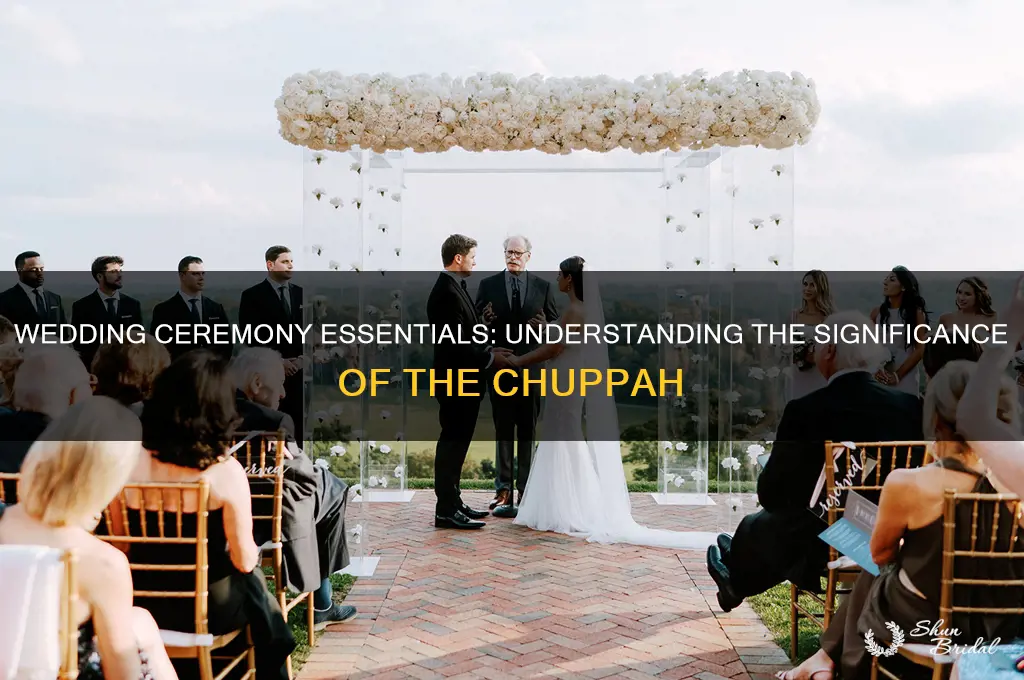 what do you stand under during wedding ceremony
