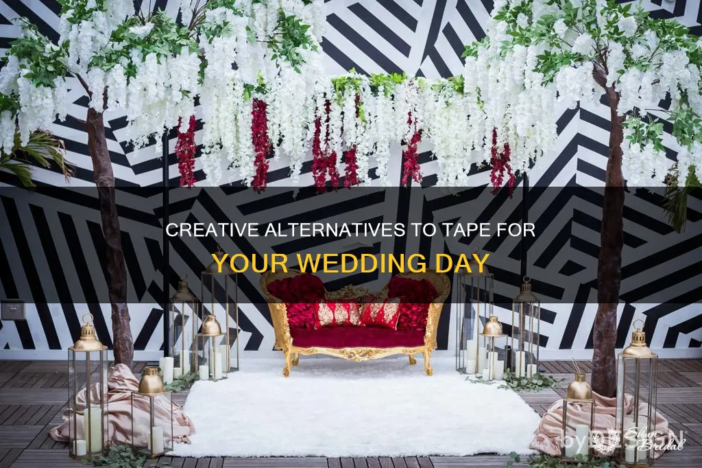 what do you use instead of tape for wedding