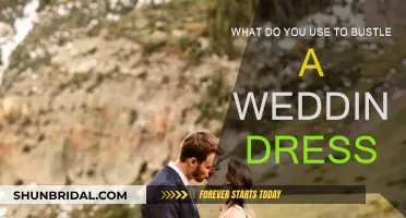 The Secret to Bustling a Wedding Dress