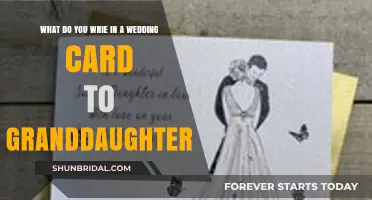 Heartfelt Wedding Card Messages for Your Granddaughter's Special Day