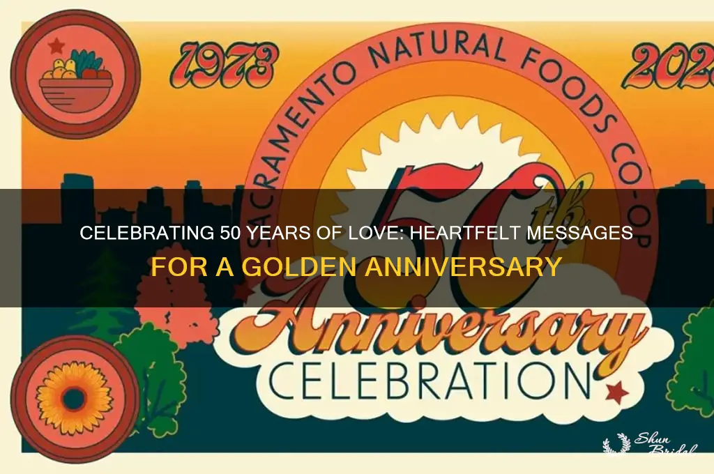 what do you write in a 50th wedding anniversary card