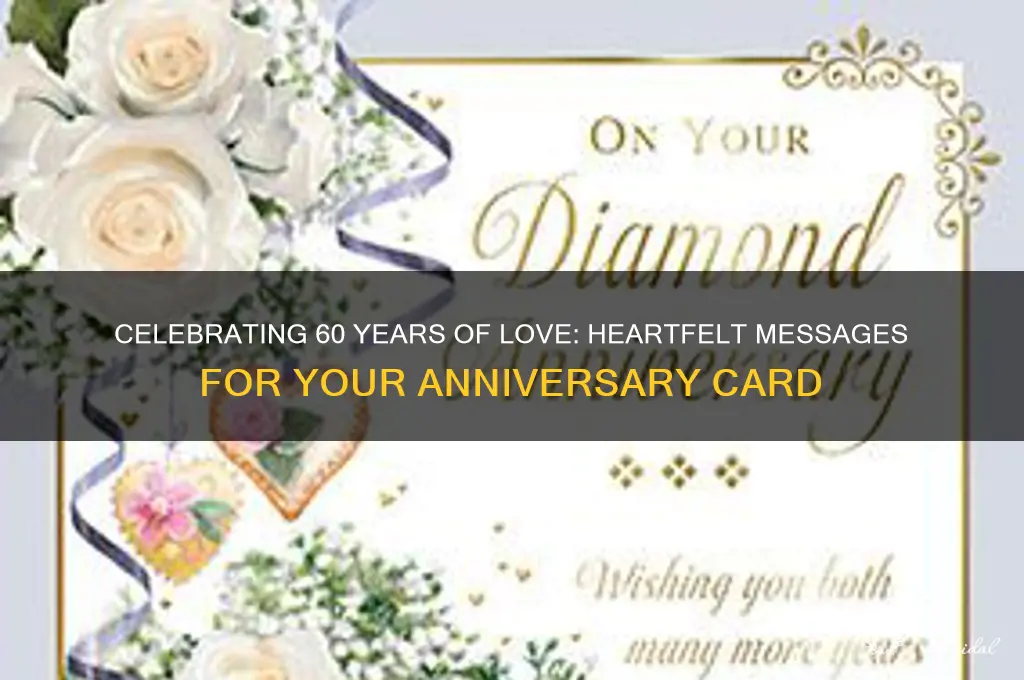 what do you write in a 60th wedding anniversary card