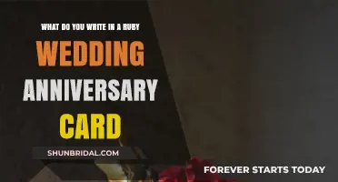Ruby Anniversary Wishes: Crafting the Perfect 40th Wedding Card Message