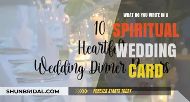 Blessings and Love: Crafting Heartfelt Spiritual Wedding Card Messages